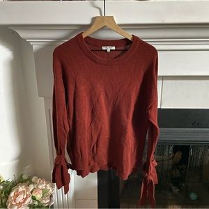 Madewell Women's Rust Crew Neck Sweater